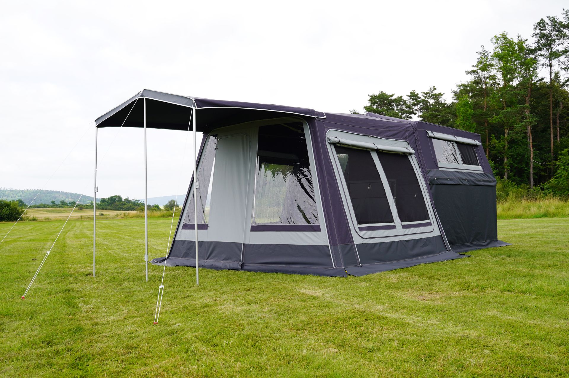 TPV Campinganhänger KT-EB3 Street-Camper 2.0 1300kg Gebremst + Vorzelt und Sonnendach - Image 2